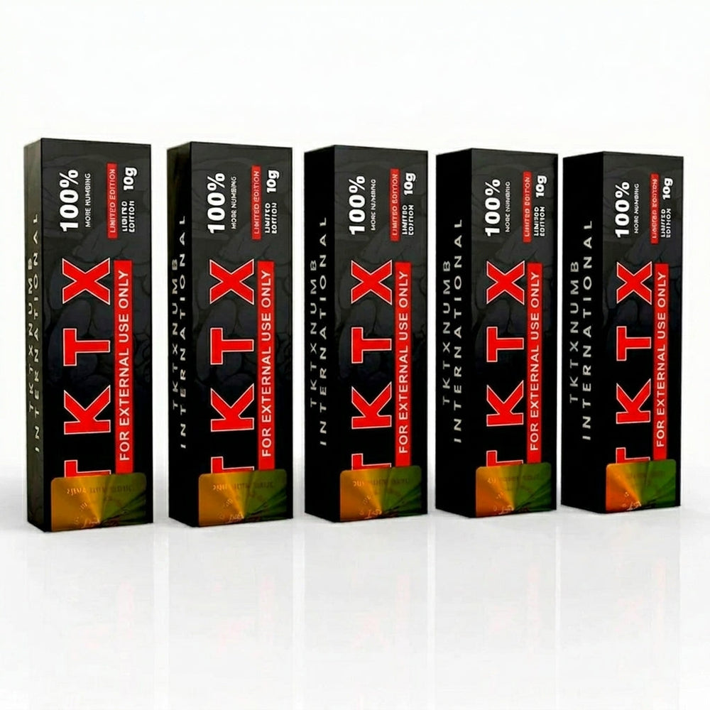 TKTX Numbing Cream - Black 100% (5 Pack)