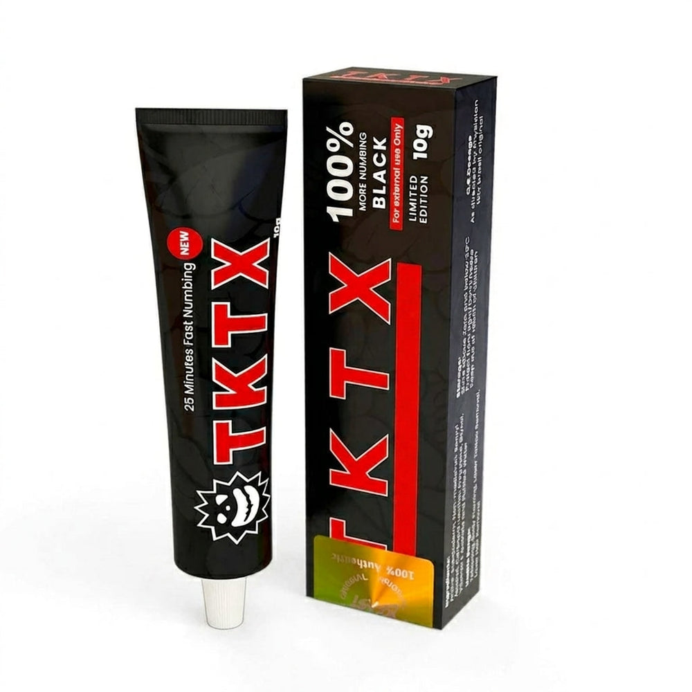 TKTX Numbing Cream - Black 100% (1 Pack)